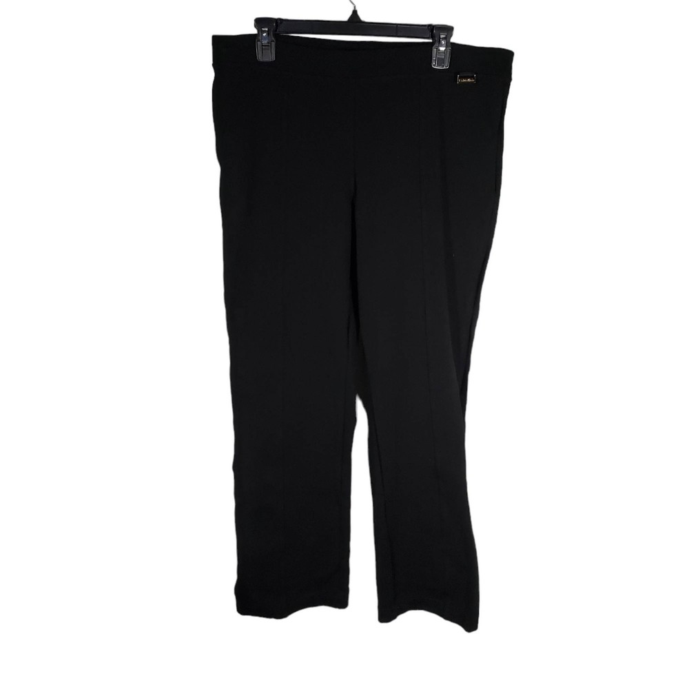 Calvin Klein Women's size X-Large XL Power Stretch Black Pants Stretchy
